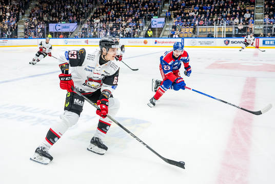 IF Malmö Redhawks Fredrik Händemark och IK Oskarshamns