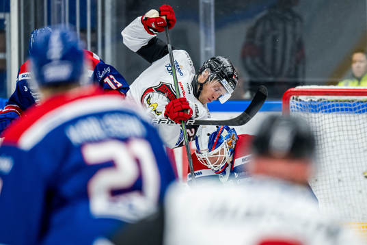 IF Malmö Redhawks Christoffer Forsberg och IK Oskarshamns