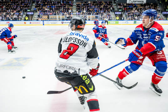 IF Malmö Redhawks Johan Olofsson och IK Oskarshamns
