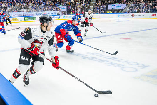 IF Malmö Redhawks Janne Kuokkanen och IK Oskarshamns