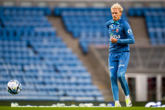 Morten Thorsby of the Norwegian national football team