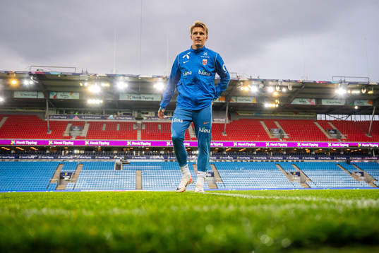 Martin Ødegaard of the Norwegian national football team
