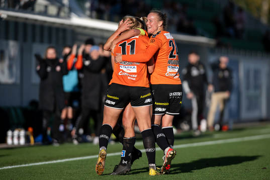 Kristianstads Hlin Eiriksdottir jublar