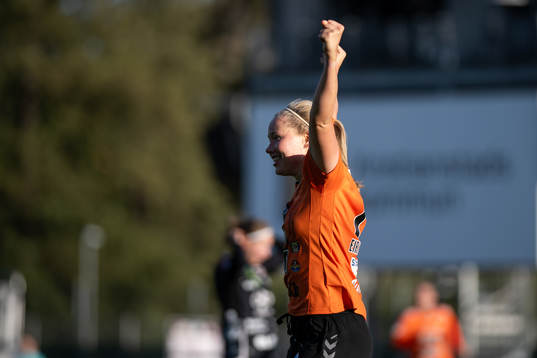 Kristianstads Hlin Eiriksdottir jublar