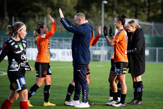 Kristianstads spelare jublar