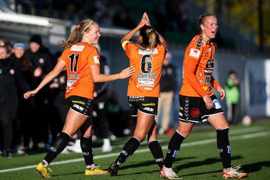Kristianstads Hlin Eiriksdottir jublar