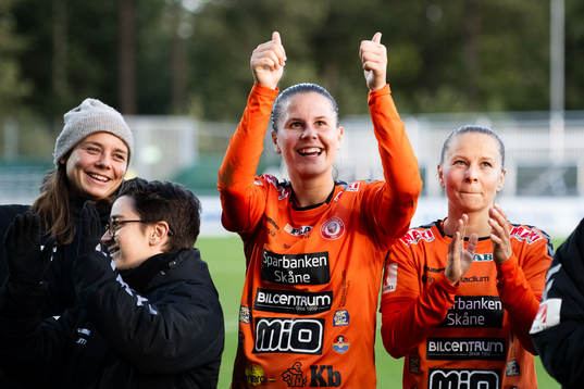 Kristianstads Josefin Harrysson jublar