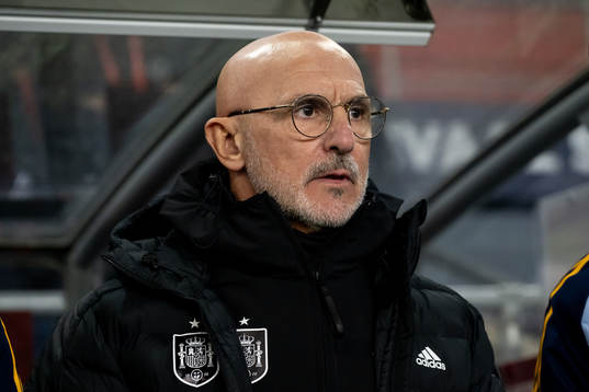 Head coach Luis de la Fuente of Spain