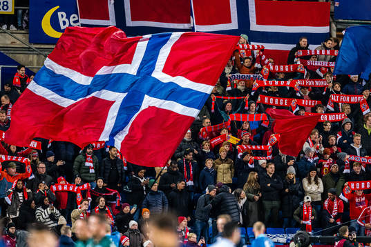 Spectators in the stands