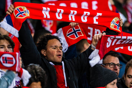 Spectators in the stands
