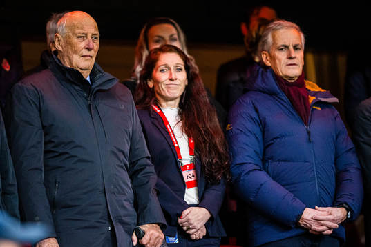 King Harald V of Norway, Lise Klaveness, president of the