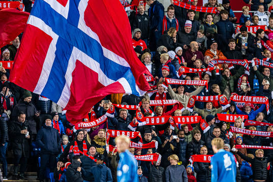 Spectators in the stands
