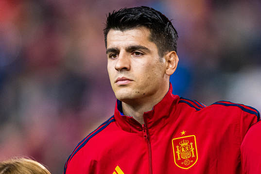 Alvaro Morata of Spain