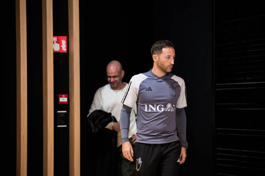 Head coach Domenico Tedesco of the Belgian national