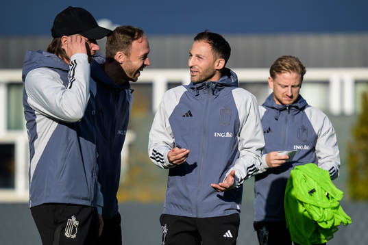 Head coach Domenico Tedesco of the Belgian national
