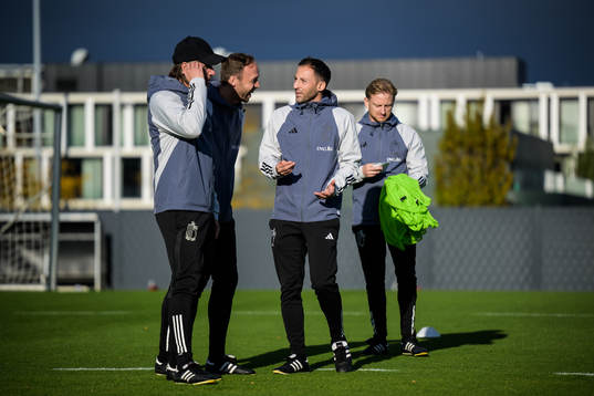 Head coach Domenico Tedesco of the Belgian national
