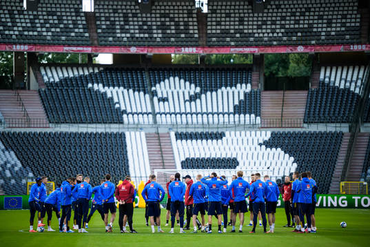 Bläddra bland fler bilder av Football, UEFA Euro Qualifier, Sweden, training