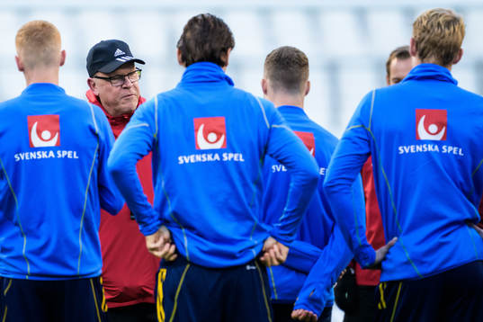 Head coach Janne Andersson of the Swedish national football
