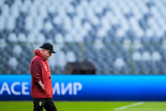 Head coach Janne Andersson of the Swedish national football