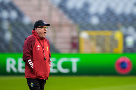Head coach Janne Andersson of the Swedish national football
