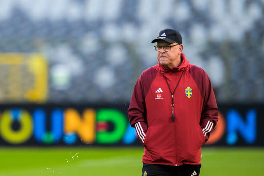 Head coach Janne Andersson of the Swedish national football