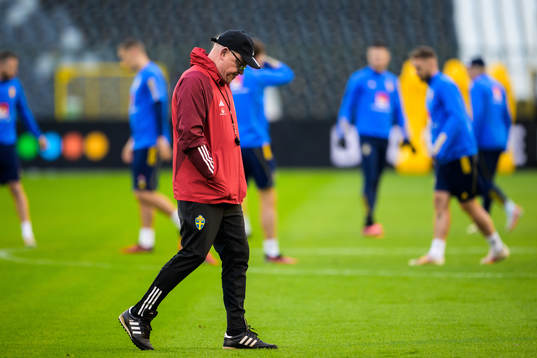 Head coach Janne Andersson of the Swedish national football