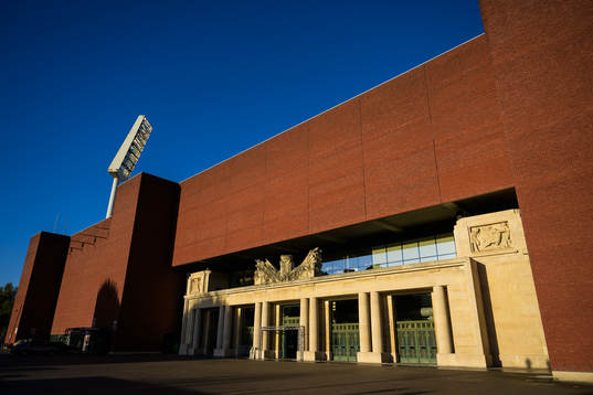 Exterior view of King Baudouin Stadium