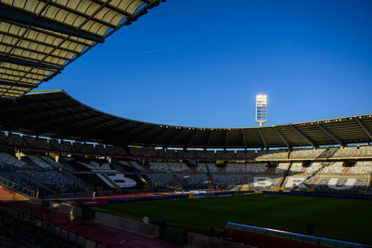 Interior view of King Baudouin Stadium