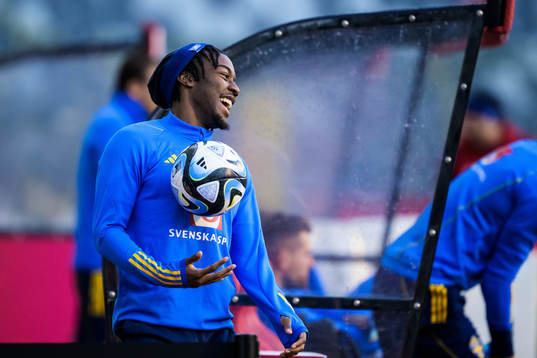Anthony Elanga of the Swedish national football team