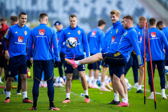 Dejan Kulusevski of the Swedish national football team