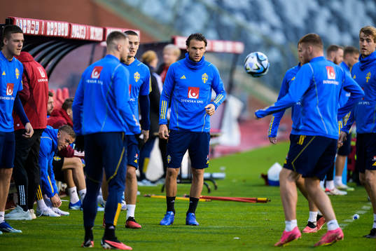 Emil Holm, Gustaf Lagerbielke and Albin Ekdal of the