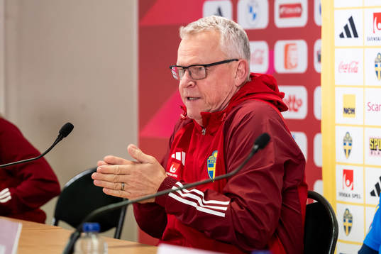 Head coach Janne Andersson of the Swedish national football