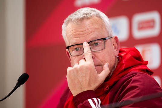 Head coach Janne Andersson of the Swedish national football