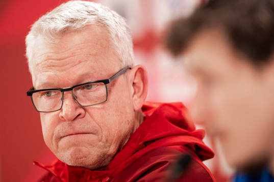 Head coach Janne Andersson of the Swedish national football