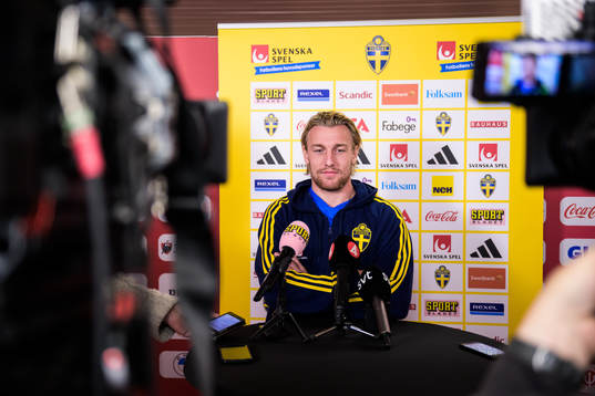 Emil Forsberg of the Swedish national football team