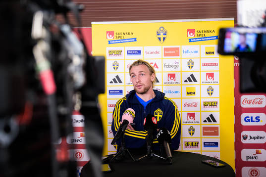 Emil Forsberg of the Swedish national football team