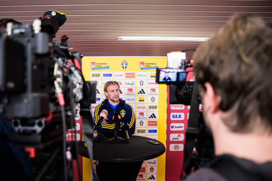 Emil Forsberg of the Swedish national football team