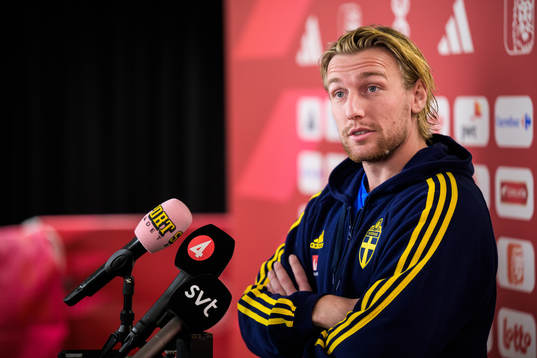 Emil Forsberg of the Swedish national football team