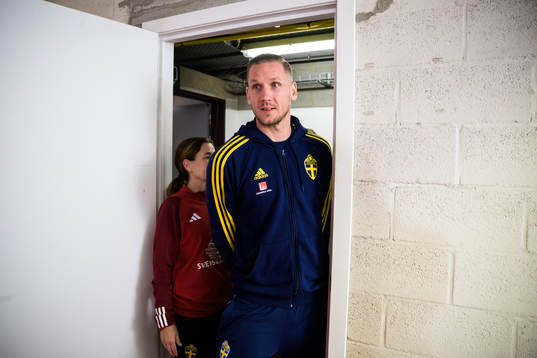 Robin Olsen of the Swedish national football team