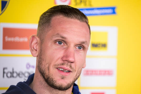 Robin Olsen of the Swedish national football team