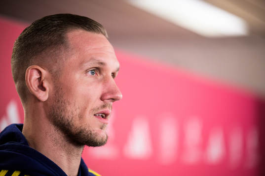 Robin Olsen of the Swedish national football team