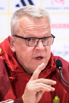 Head coach Janne Andersson of the Swedish national football