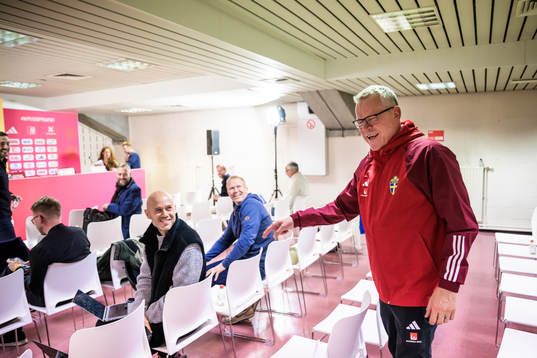 Head coach Janne Andersson of the Swedish national football