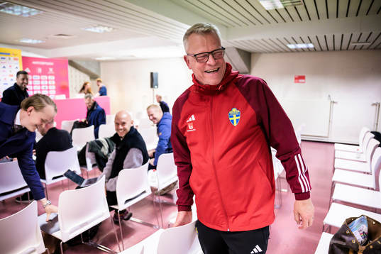 Head coach Janne Andersson of the Swedish national football