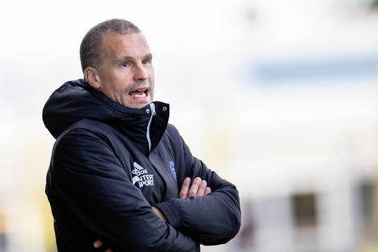 Falkenbergs tränare Christoffer Andersson
