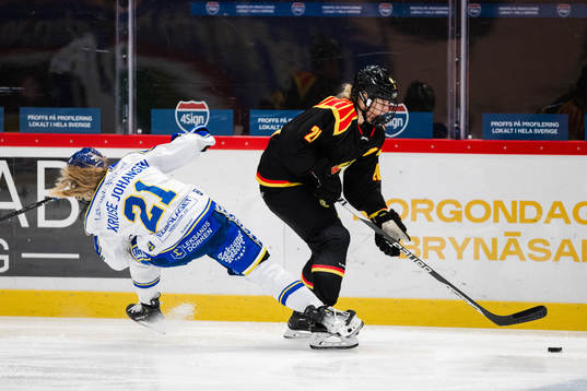 Leksands Emilie Kruse Johansen och Brynäs Jenny Antonsson