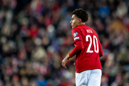 Antonio Nusa of Norway