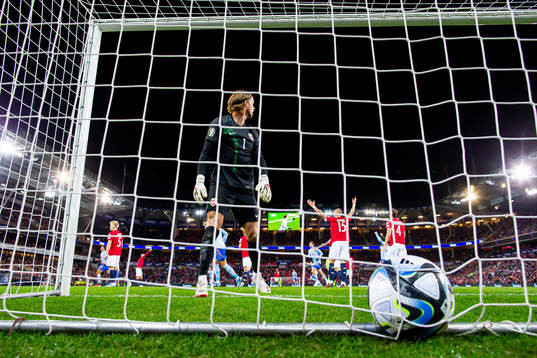 Goalkeeper Ørjan Håskjold Nyland of Norway