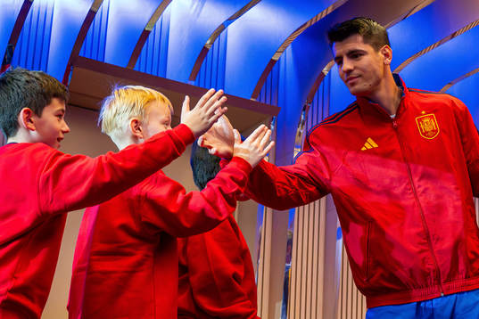 Álvaro Morata of Spain