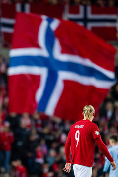 Erling Braut Haaland of Norway